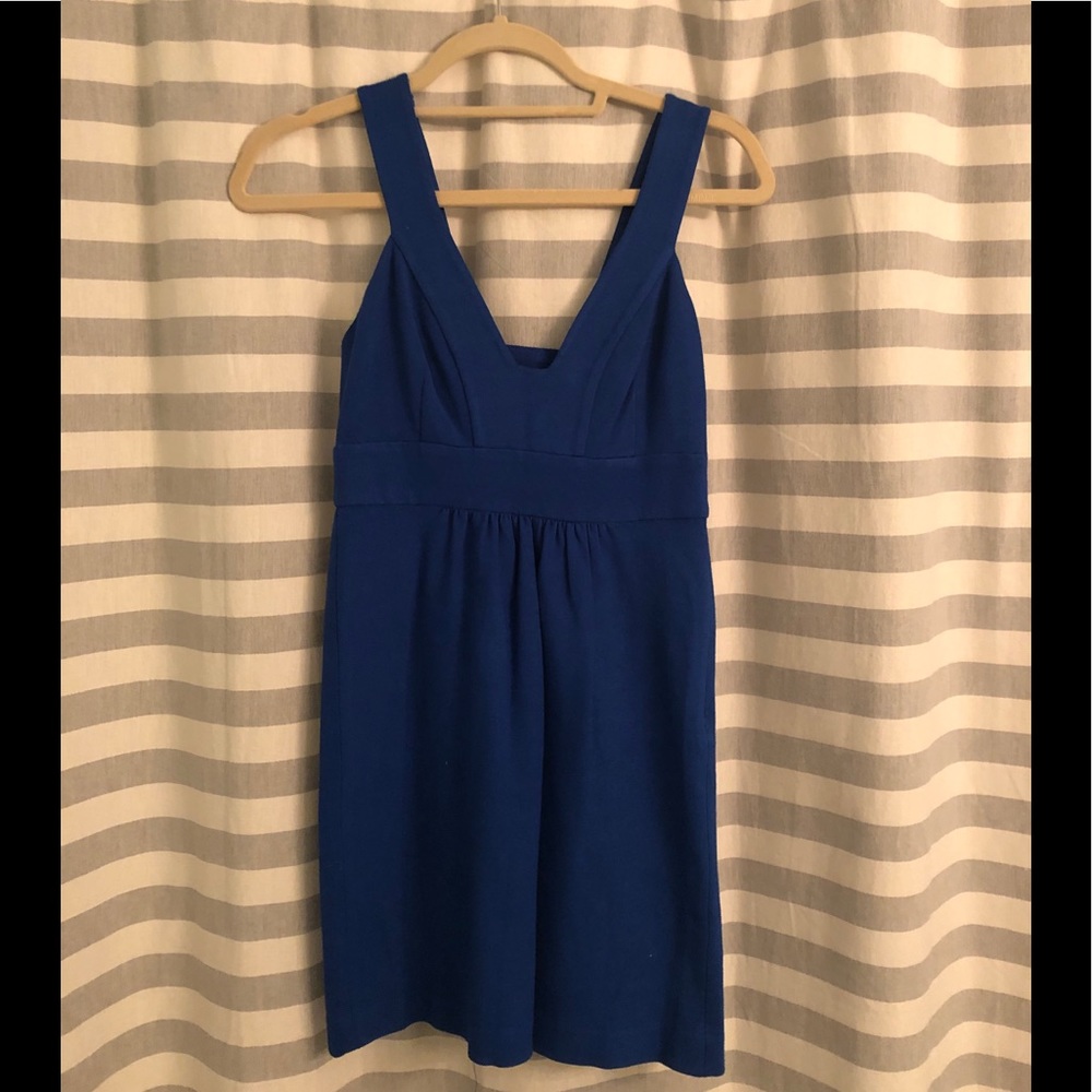 Tibi Sz XS Tank Dress in Blue